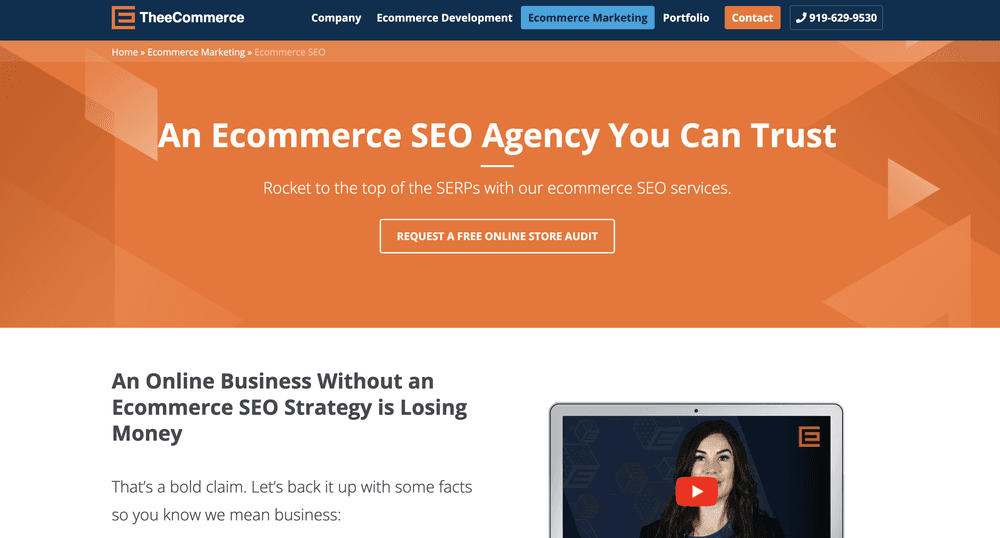 TheeCommerce Top eCommerce SEO Agencies