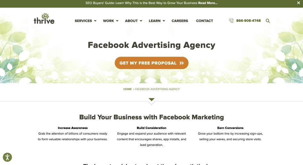 Thrive Agency Top Facebook Ads Agency for B2B