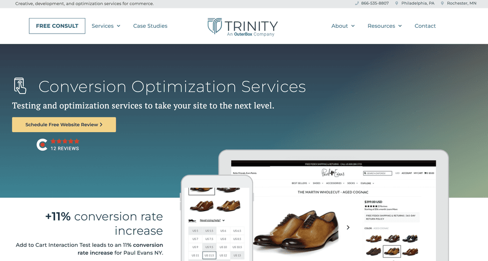 Trinity Top eCommerce CRO Agencies