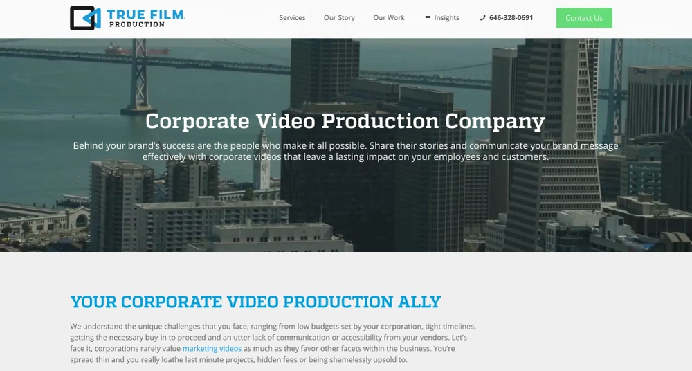 True Film Production Top Corporate Video Production Companies