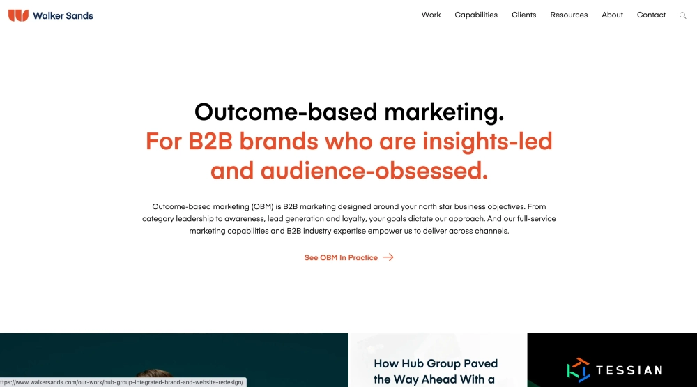 Walker Sands Top B2B Advertising Agencies