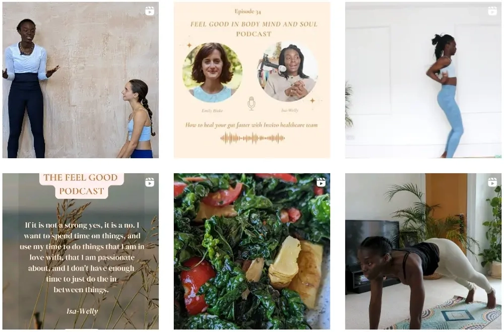 Isa-Welly Locoh-Dohou Top Wellness Influencers in the UK