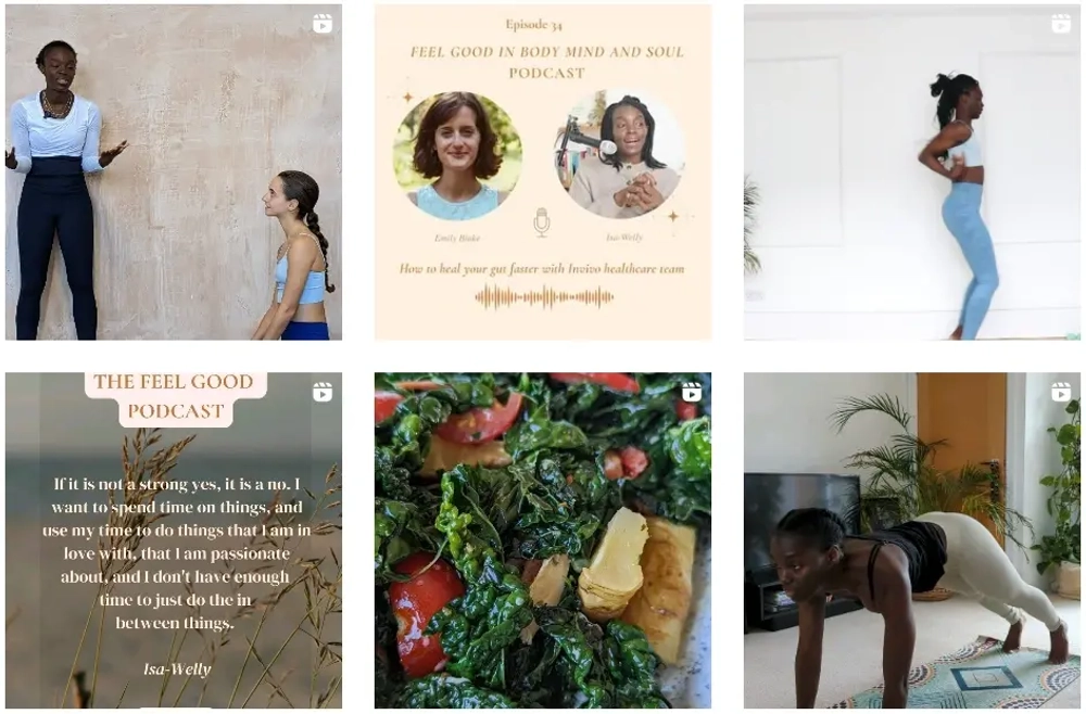 Isa-Welly Locoh-Dohou Top Wellness Influencers in the UK