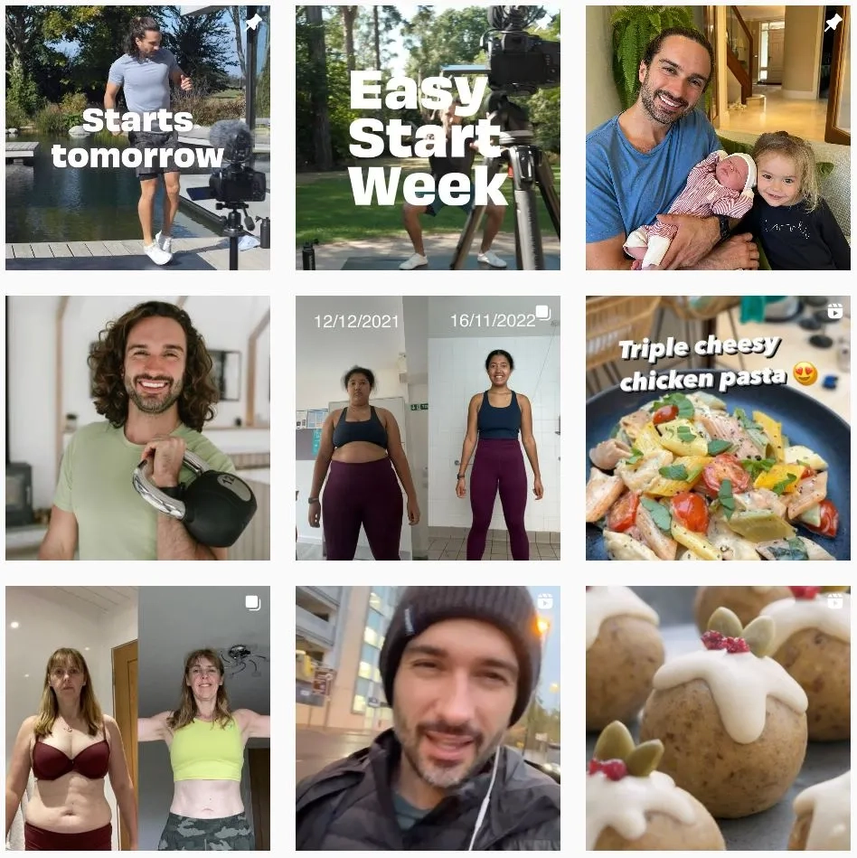 Joe Wicks Fitness Influencer
