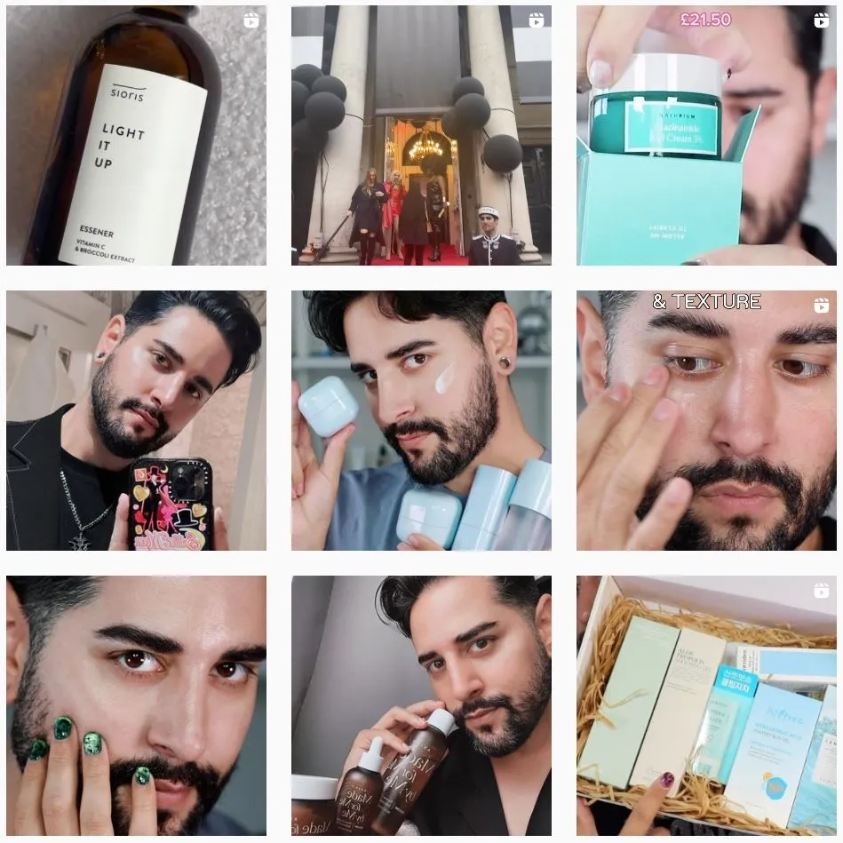 James Welsh Skincare Influencer