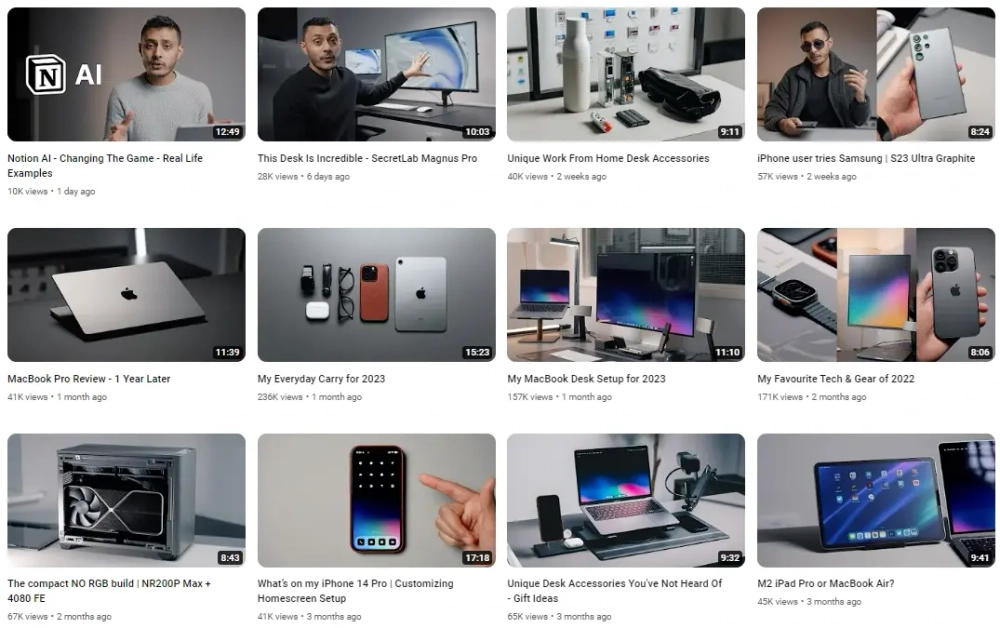 Oliur Rahman Top YouTube Technology Influencers in the UK