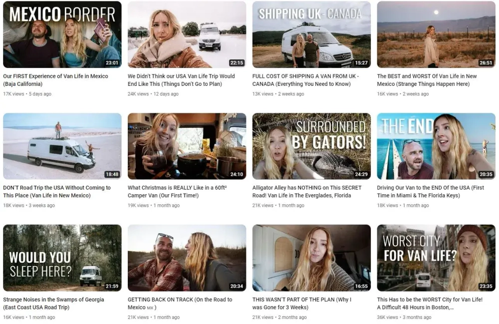 Top YouTube Travel Vlogger Influencers in the UK Chesca & Ben