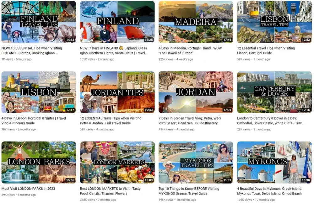 Top YouTube Travel Vlogger Influencers in the UK Paul Dow