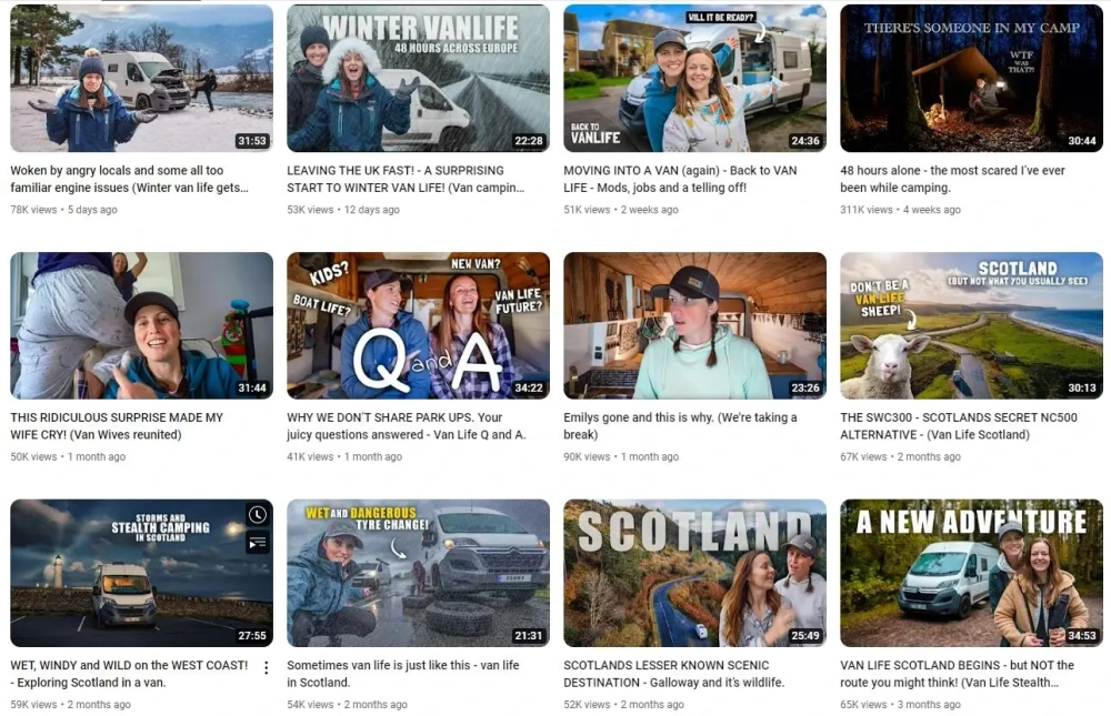 Top YouTube Travel Vlogger Influencers in the UK Emily