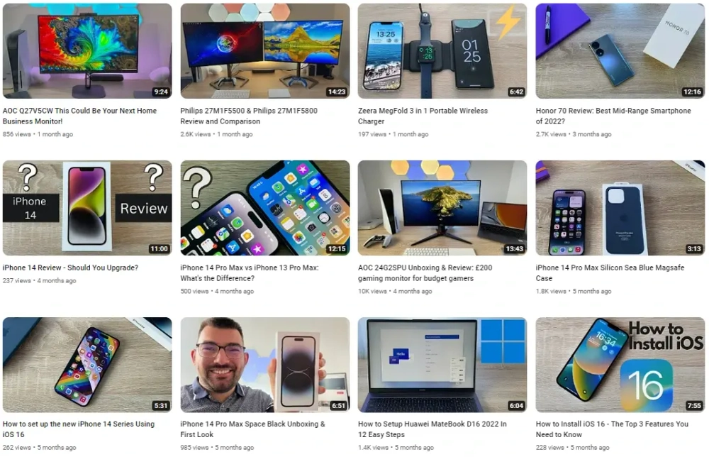 Ricky West Top YouTube Technology Influencers in the UK