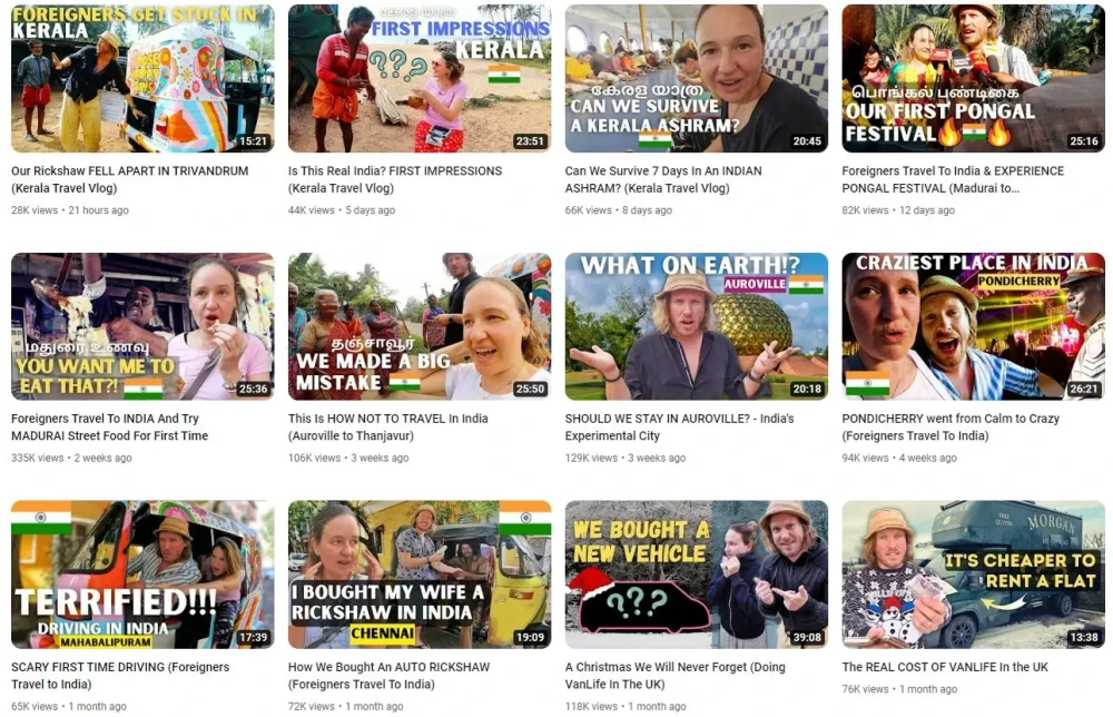 Top YouTube Travel Vlogger Influencers in the UK Liam & Janine