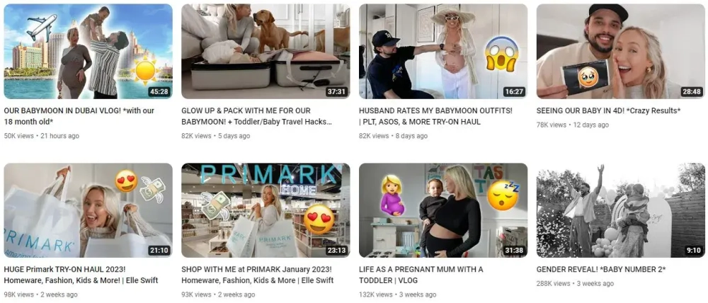 Top YouTube Family Vloggers in the UK Elle Swift