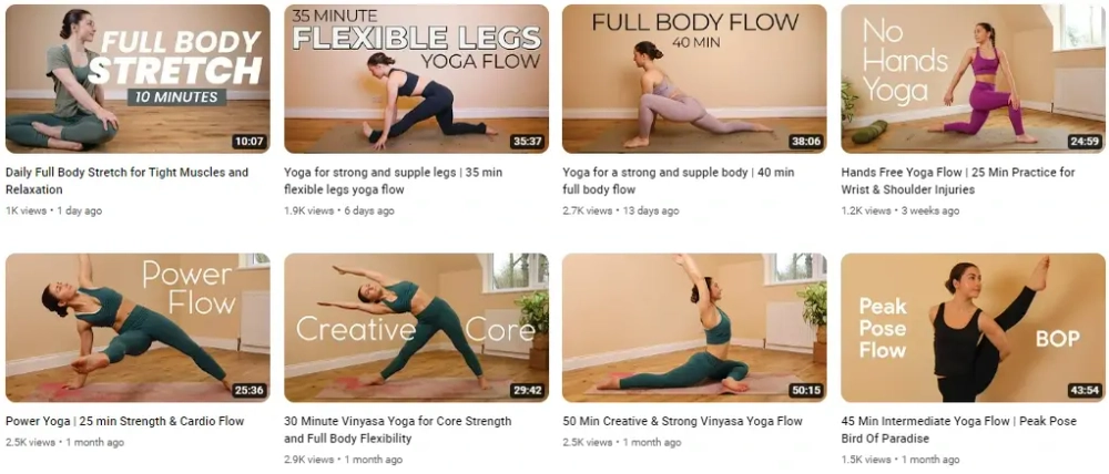 Charlie Follows Top Yoga & Meditation Influencers in the UK