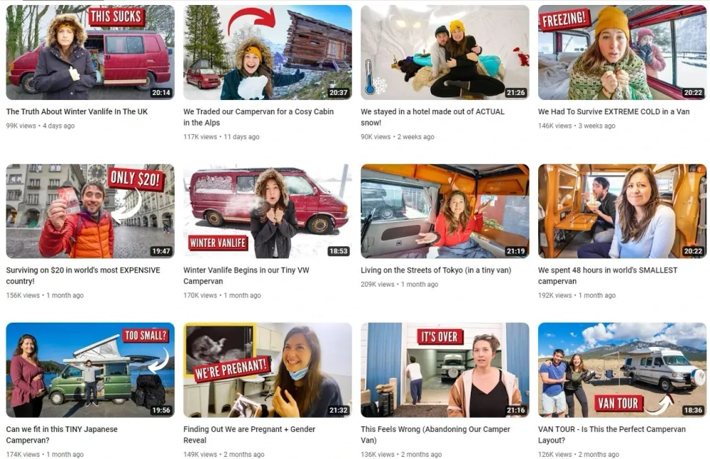 Top YouTube Travel Vlogger Influencers in the UK Alex & Emma