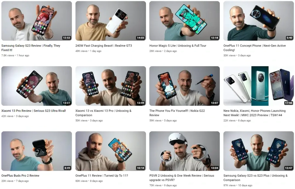 Chris Barraclough Top YouTube Technology Influencers in the UK