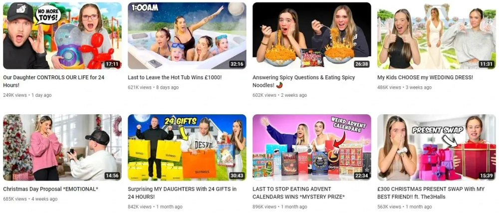 Top YouTube Family Vloggers in the UK Joel & Sarah