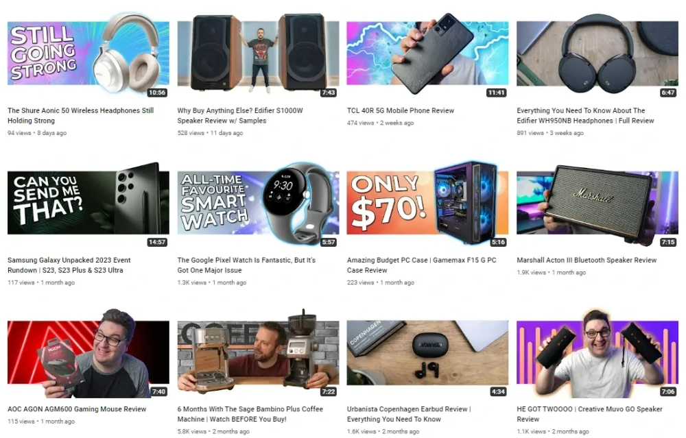 Nick, Stef & Joe Top YouTube Technology Influencers in the UK