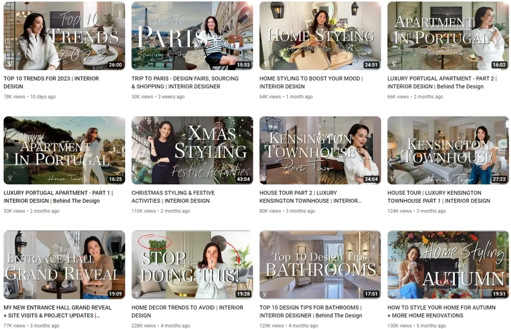 Sophie Paterson Top YouTube Interior Influencers in the UK
