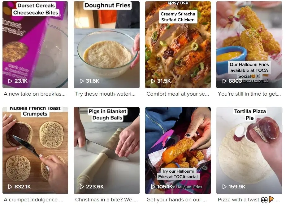 Top UK TikTok Food Influencers