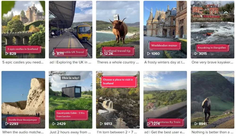 Top TikTok Travel Influencers in the UK Adell Baker