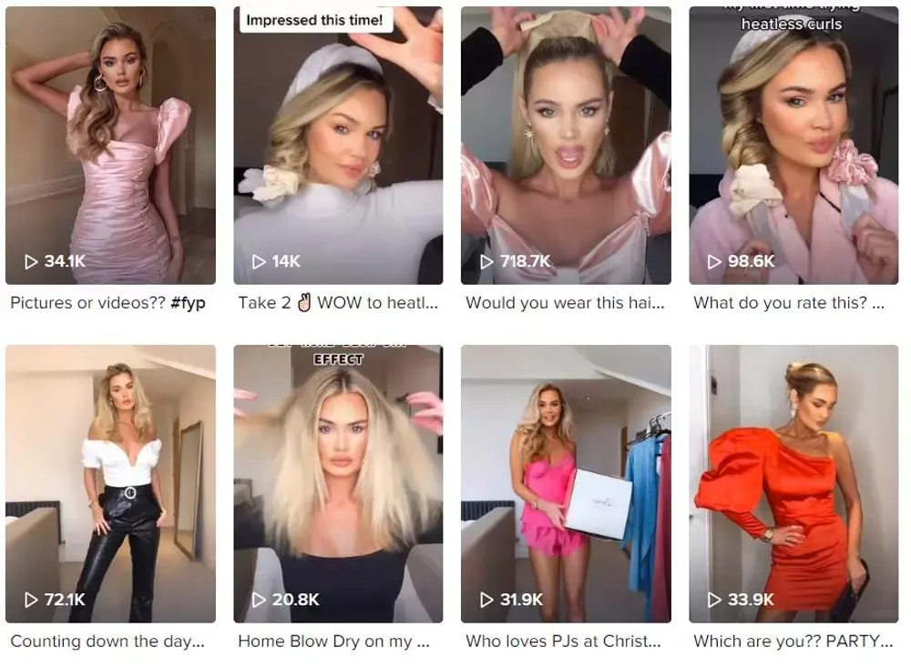 Best TikTok Fashion Influencers - Rachel Ward