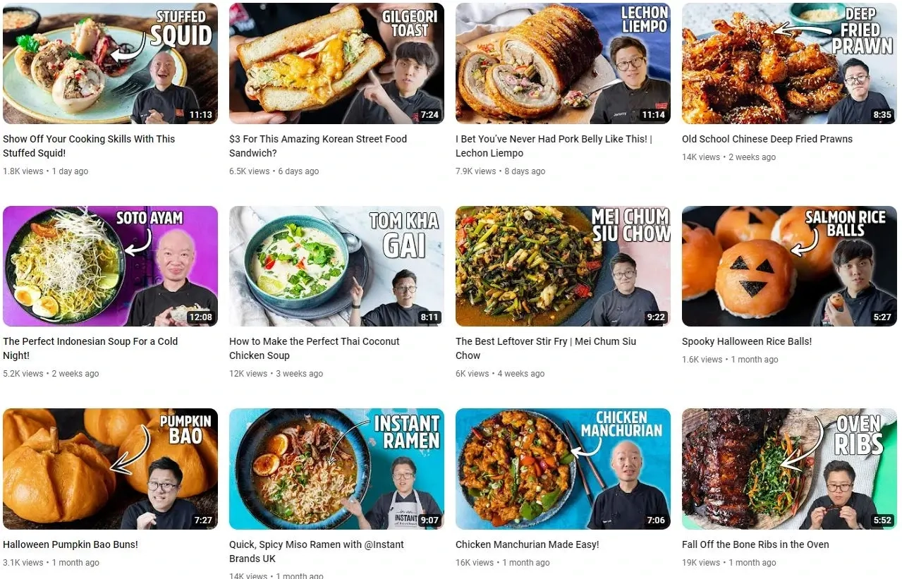 Best UK YouTube Food Influencers