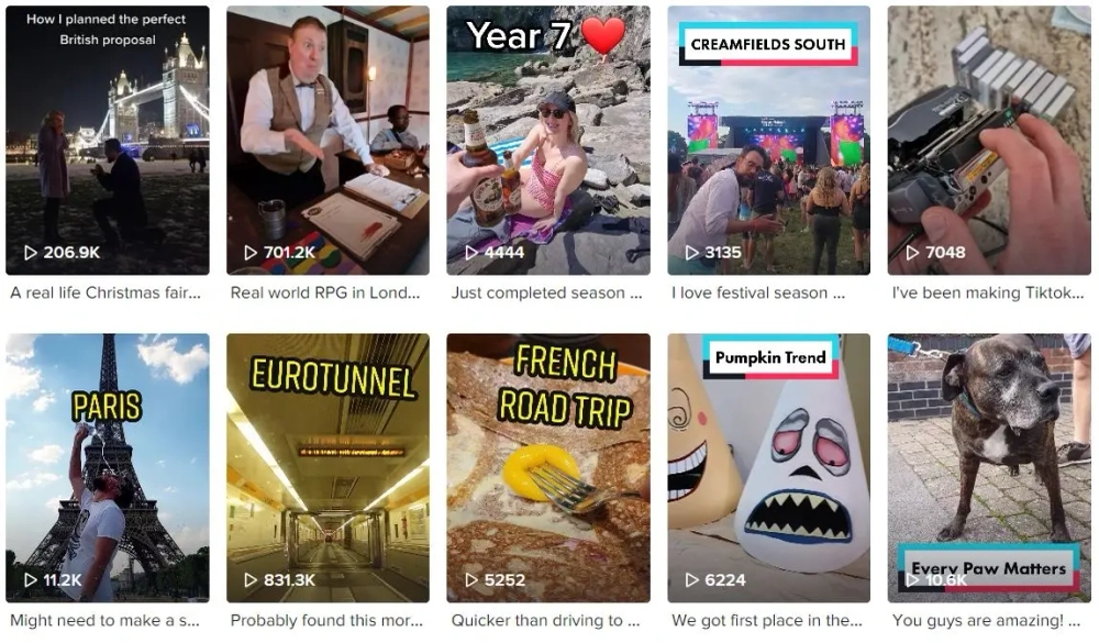 Top TikTok Travel Influencers in the UK Toomey