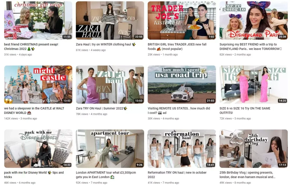 Best YouTube Fashion Influencers - Emily Canham