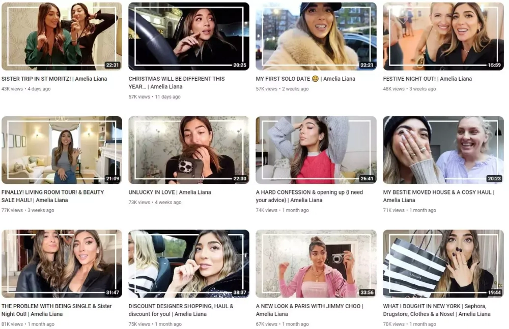 Best YouTube Fashion Influencers - Amelia Liana