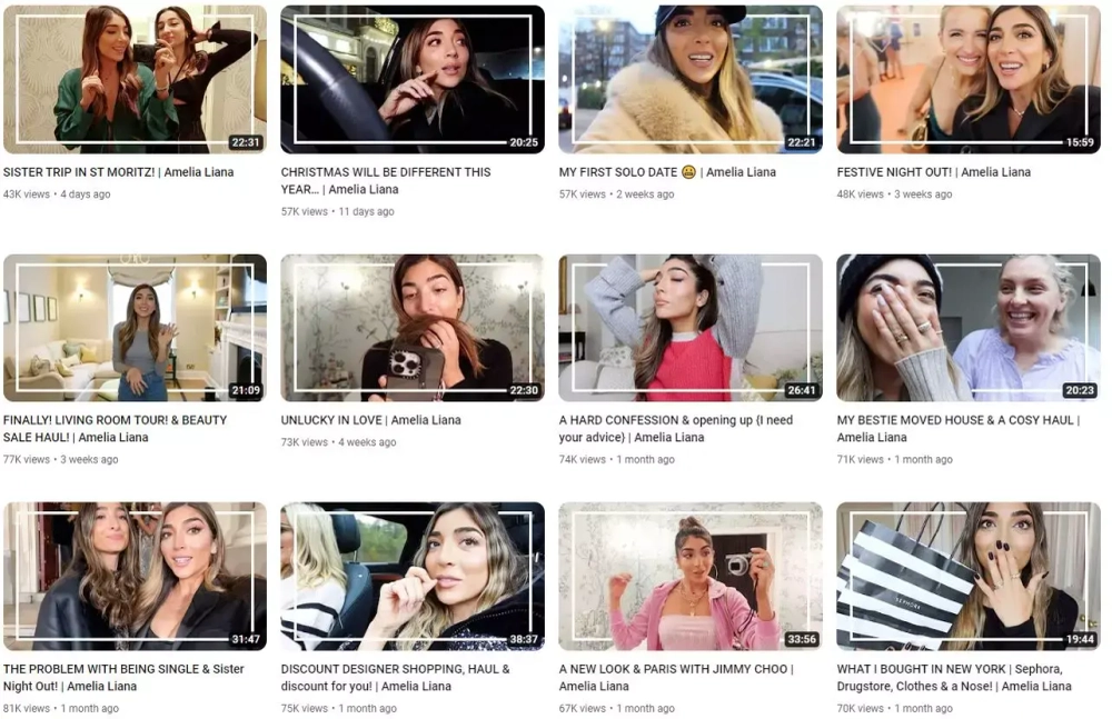 Best YouTube Fashion Influencers - Amelia Liana