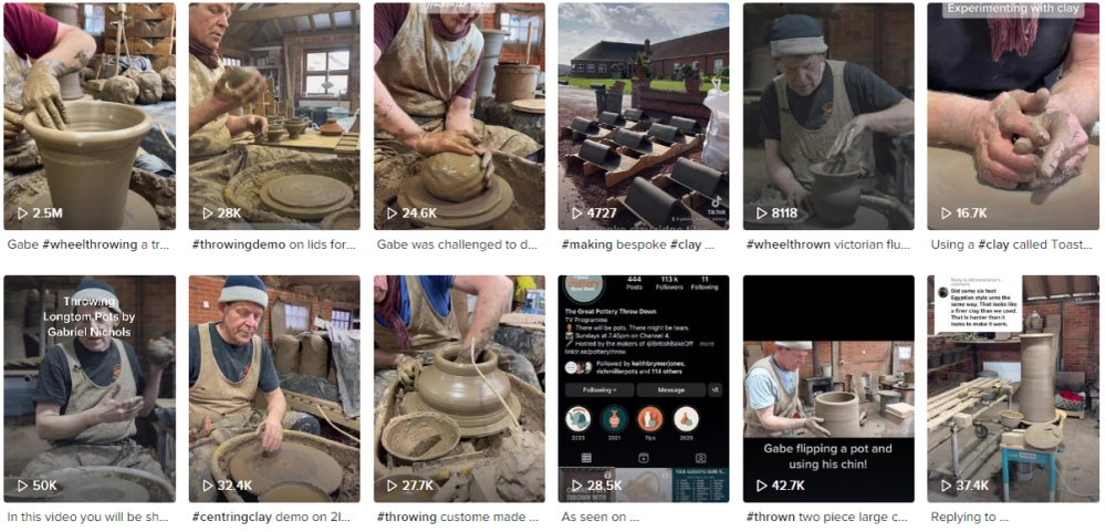 Gabriel Nichols Best Pottery Influencers in the UK