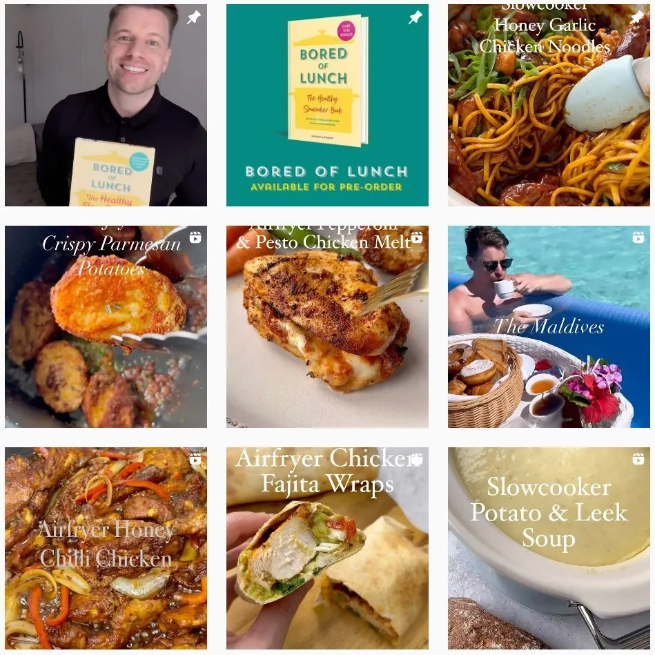 Bored of Lunch Food Influencer