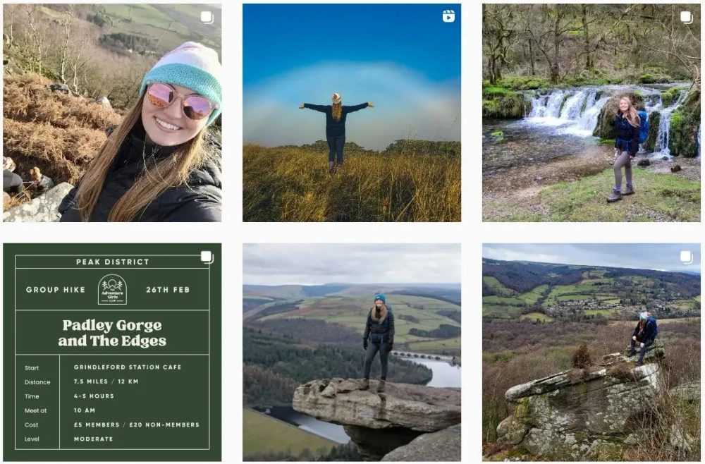 Top Adventure Travel Influencers in the UK Emily