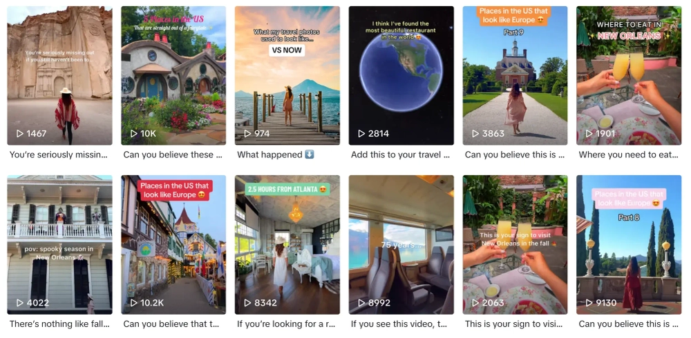 Asya Olson Top TikTok Travel Influencers U.S.