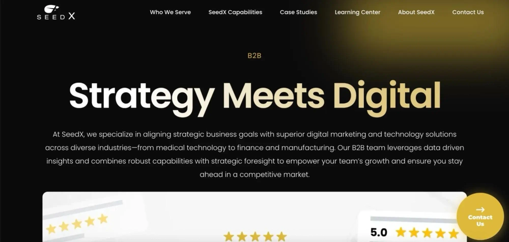 SeedX - Social Media Agency for B2B brands