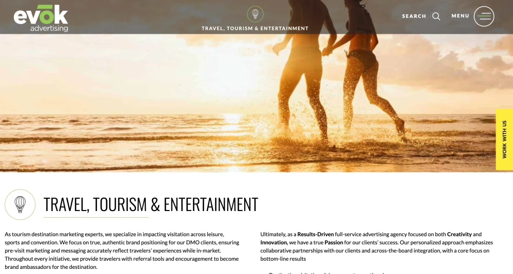 Evok Advertising Top 13 Travel & Tourism Marketing Agencies in the U.S.