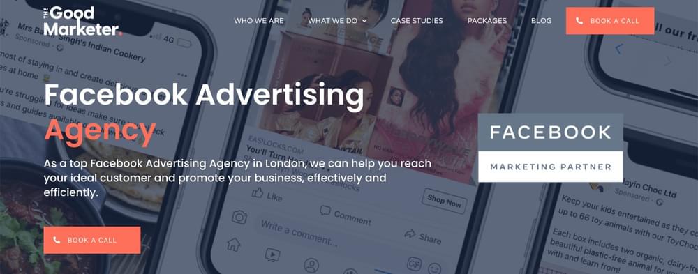 Facebook Ads Agency in London - The Good Marketer