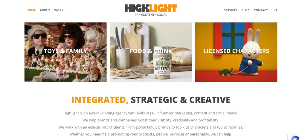 Highlight PR - Social and PR agency
