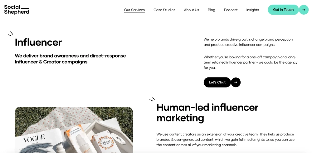 Influencer Marketing Agency - The Social Shepherd