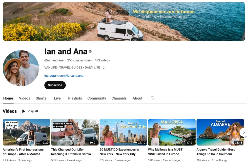 Jacob Moon Top Instagram Travel Influencers U.S.