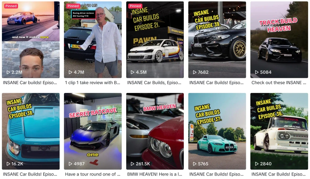 Jamie Stewart Top TikTok Car Influencers