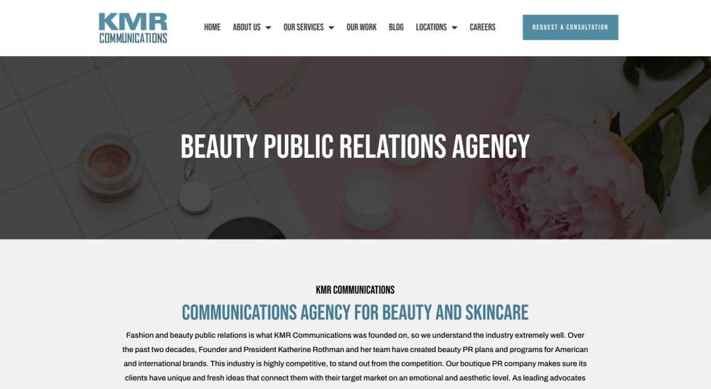 KMR Communications Top Beauty PR Agencies