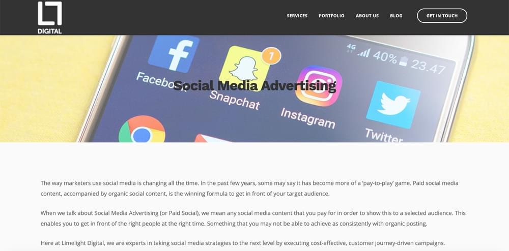 Limelight Digital - Facebook Ads Agency for small business
