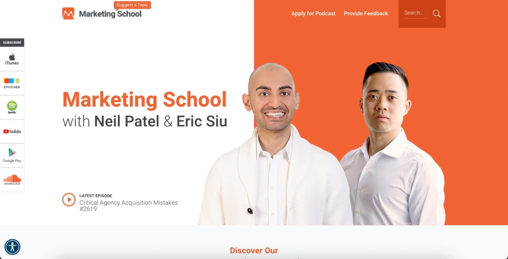 Marketing School Best 13 Marketing Podcasts