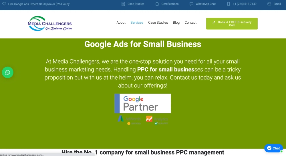 Media Challengers Top Local Business & SMBs PPC Agencies