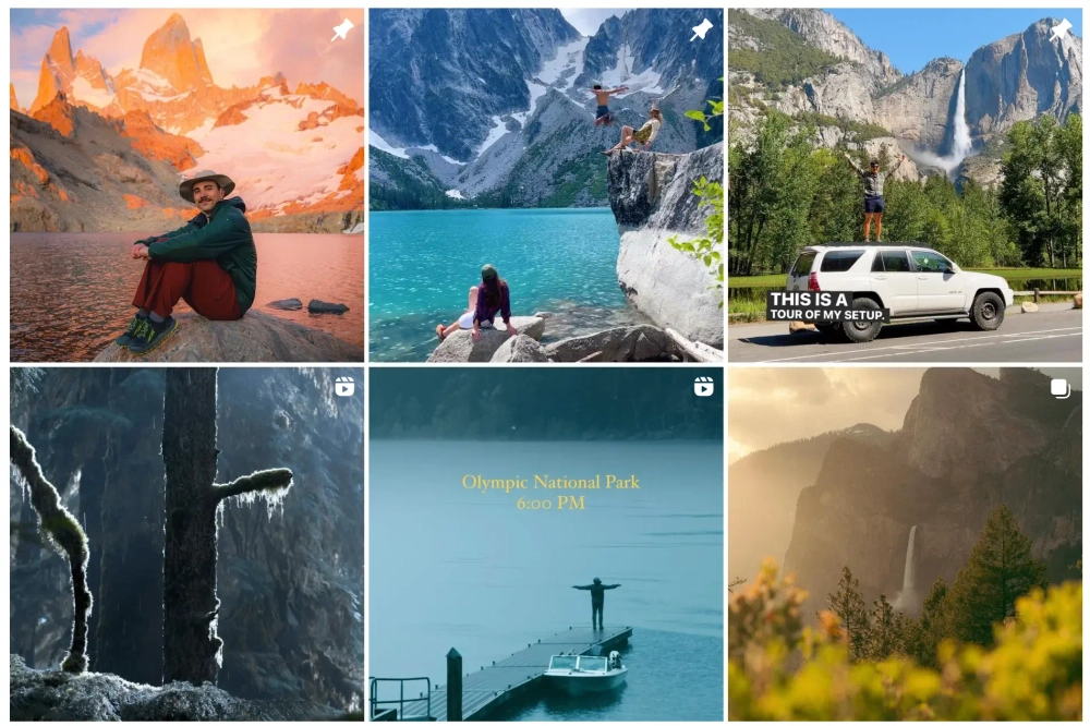 Nathanael Billings Top Adventure Travel Influencers U.S.