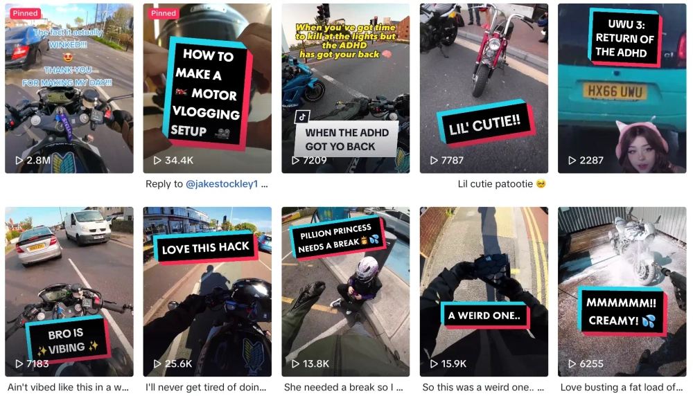 Nightshift Rider Top TikTok Bike Influencers