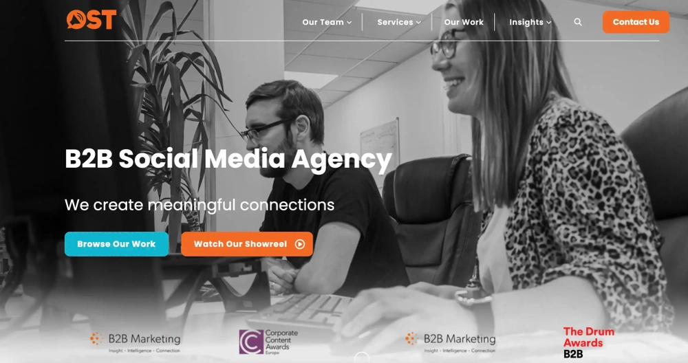 OST marketing - B2B social media agency