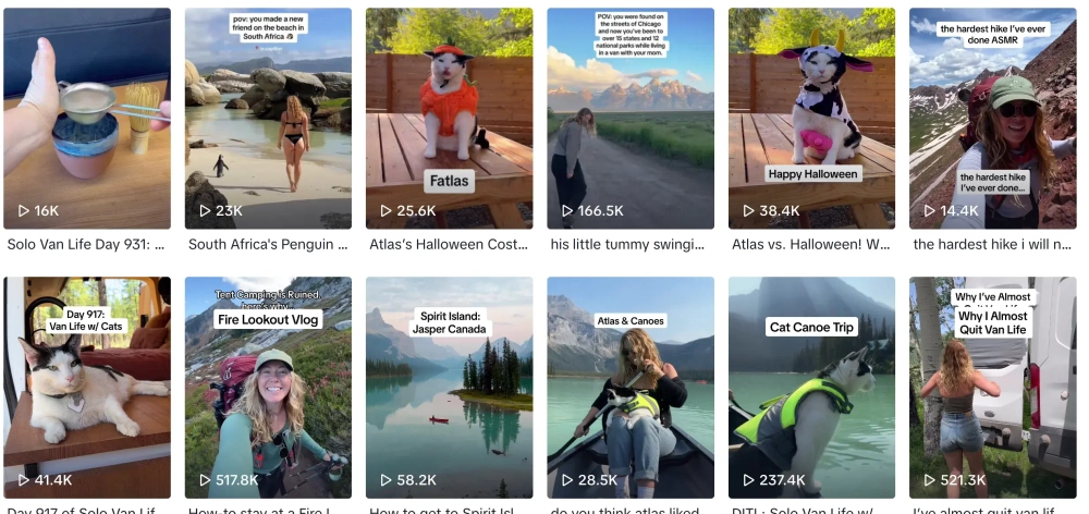 Quin Gable Top TikTok Travel Influencers U.S.