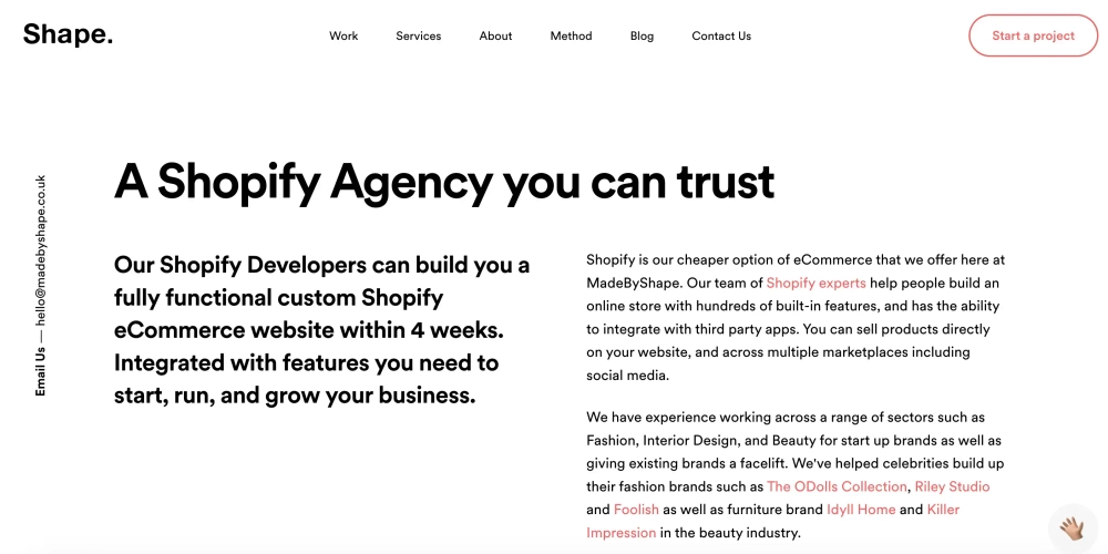 MadeByShape - Ecommerce design and development agency in Manchester